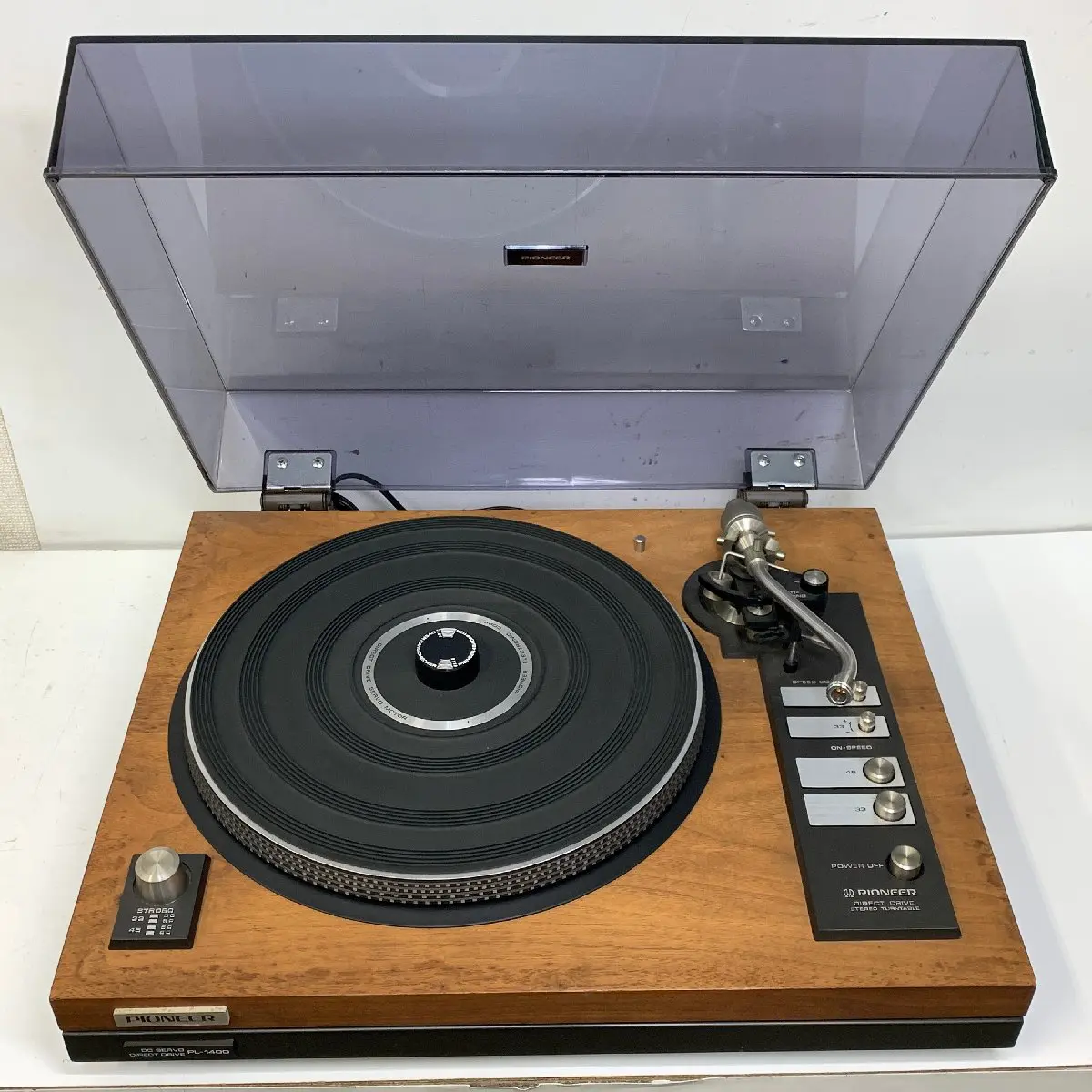 PIONEER レコードプレーヤー PL-1400C ダイレクトドライブ - オーディオ