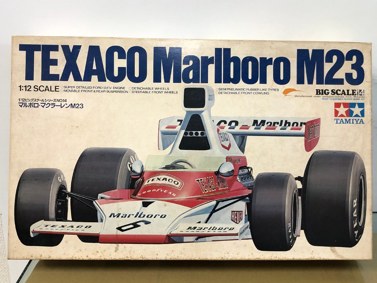 最新品即納タミヤ　1/12　テキサコ　マルボロ　マクラーレン　M23 フォーミュラ