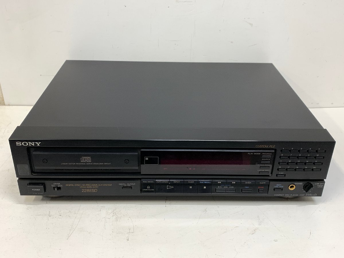 SONY CDP-228ESD ソニー CDプレーヤー MADE IN JAPAN