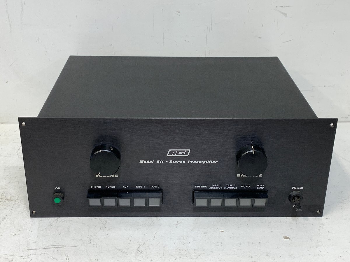 AGI Model 511 ブラック プリアンプ コントロールアンプ Audio General Inc.