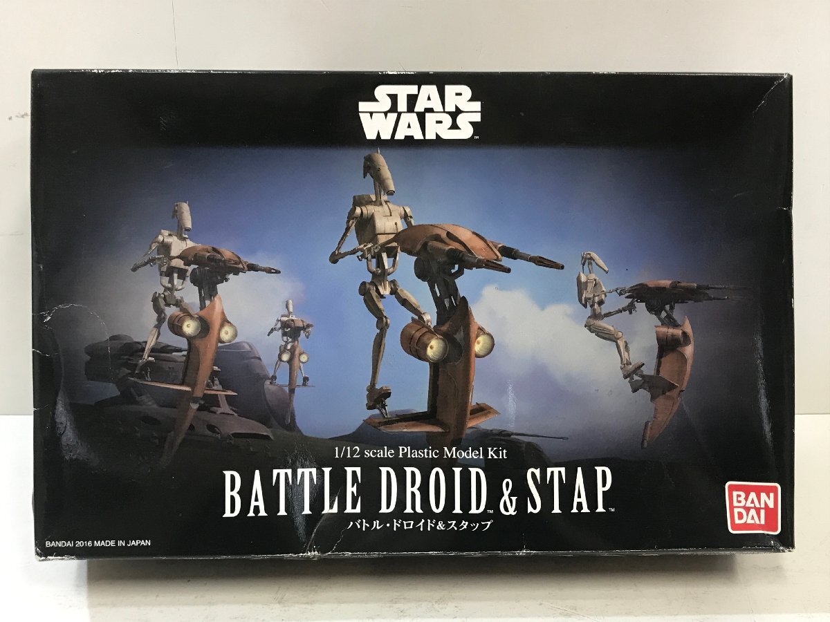 BANDAI 1/12 バトル・ドロイド＆スタップ＜未組立＞スター ウォーズ BATTLE DROID & STAP