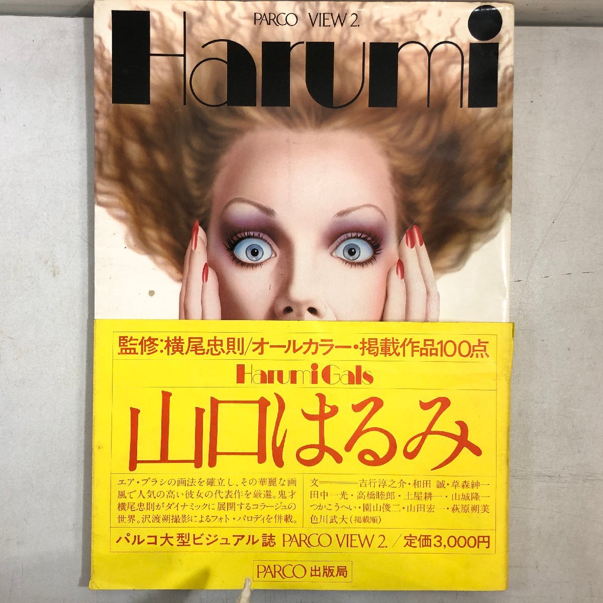 山口はるみ Harumi Gals PARCO VIEW 2 / 監修:横尾忠則 写真:沢渡朔 イラストレーション・作品集・デザイン パルコ出版局
