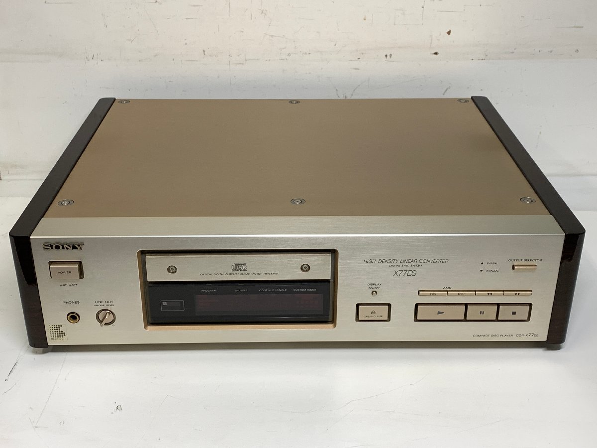 SONY CDP-X77ES ソニー CDプレーヤー ゴールド MADE IN JAPAN