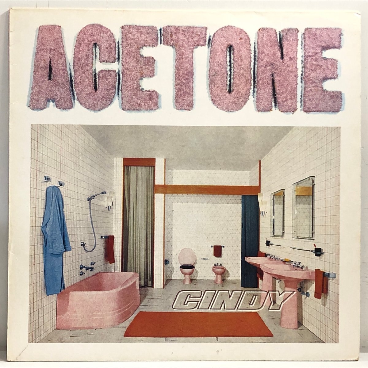 【UK盤 LP】ACETONE アセトン / CINDY / HUT HUTLP13