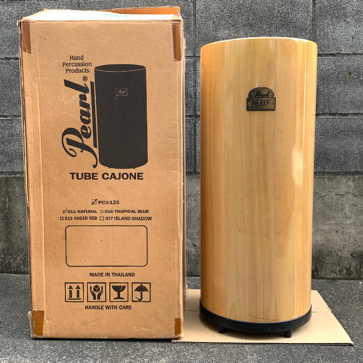 Pearl PCJ-120 TUBE CAJONE 511 NATURAL パール チューブカホン ELITE SERIES ナチュラル 打楽器 パーカッション