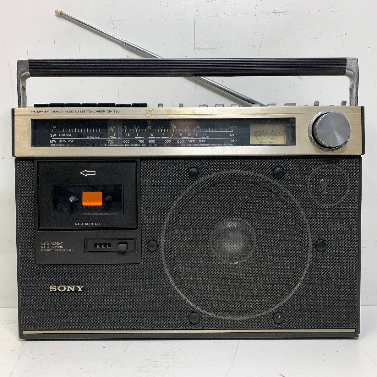 SONY CF-1990 ソニー ラジカセ カセットコーダー MADE IN JAPAN