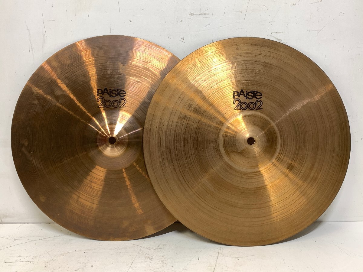 PAiSTe ハイハットシンバル 14インチ 11T/11B パイステ MADE IN SWITZERLAND