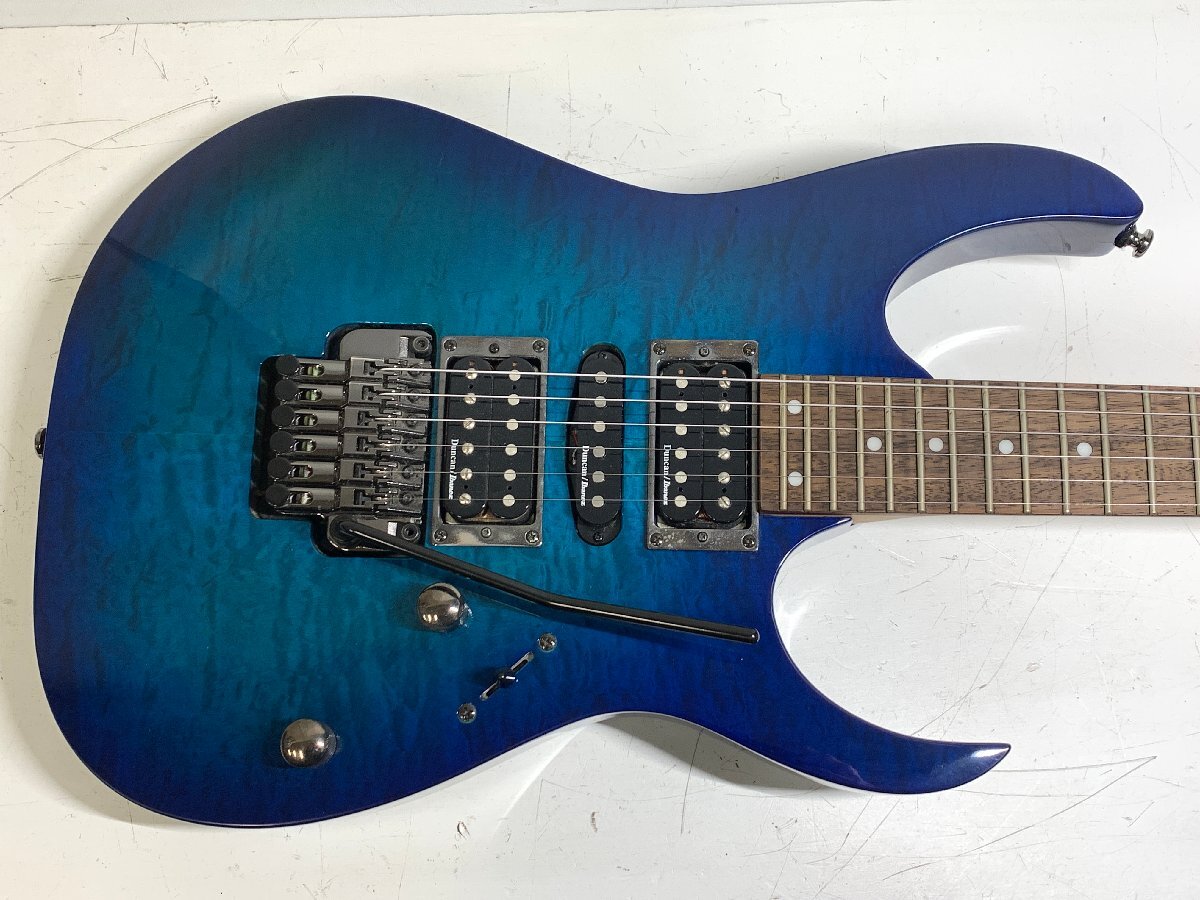 Ibanez RG470QMD アイバニーズ エレキギター Duncanピックアップ搭載 サファイアブルー