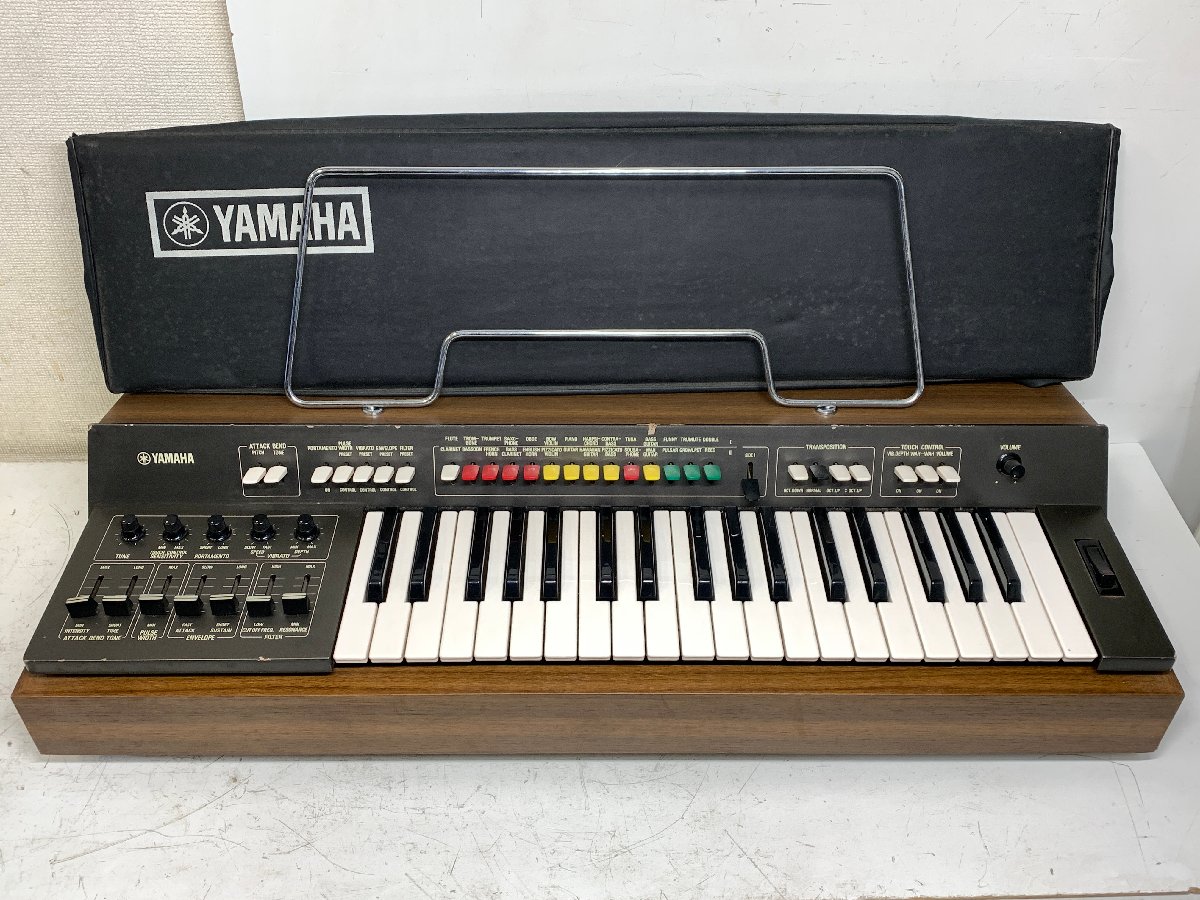 YAMAHA SY-1 譜面台・ビニールカバー付き ヤマハ アナログシンセサイザー キーボード