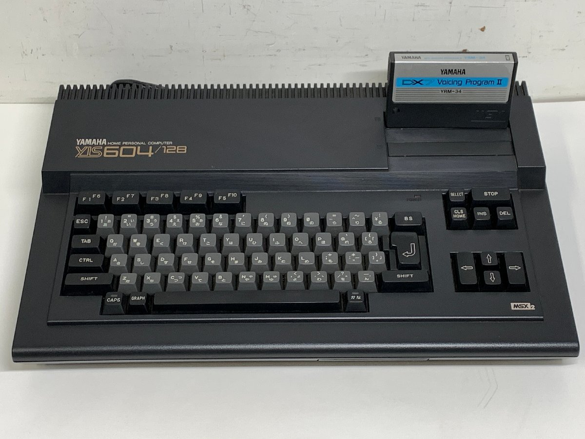 YAMAHA YIS-604/128・SFG-01・YRM-34 ヤマハ MSX2 パーソナルコンピュータ DX7ボイシングプログラム レトロPC