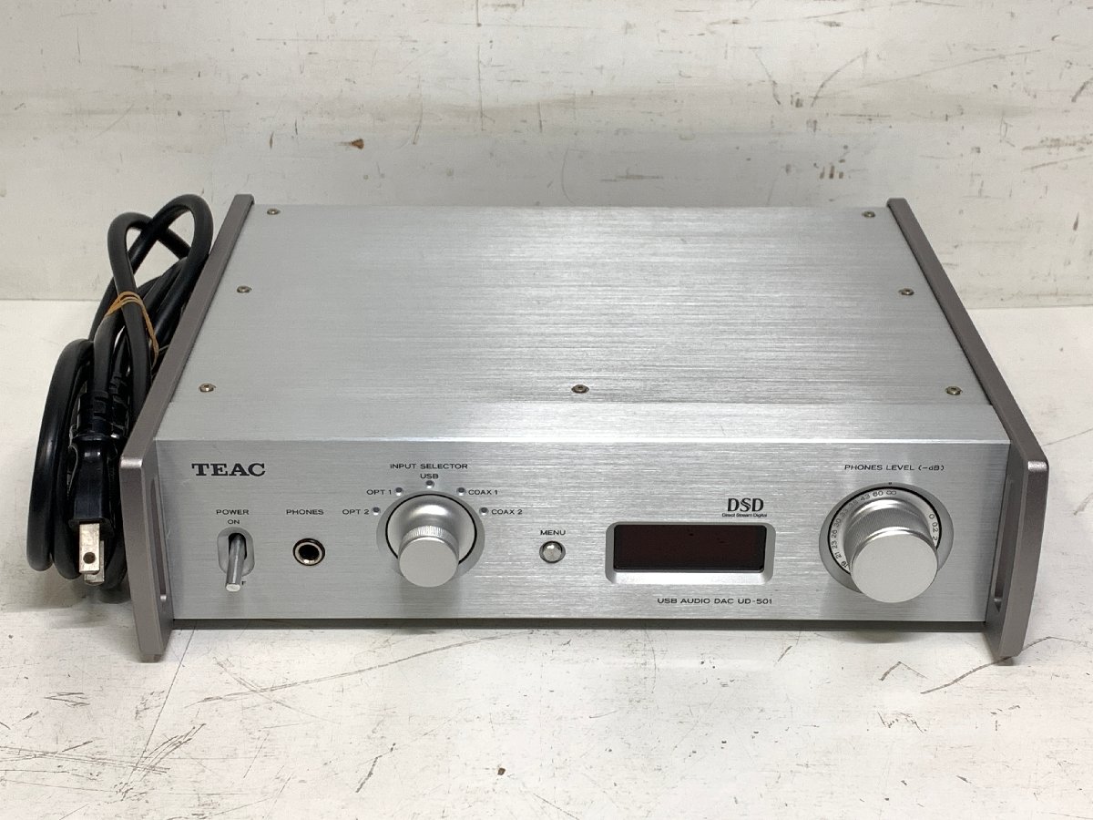 TEAC UD-501 ティアック D/Aコンバーター USB DAC シルバー