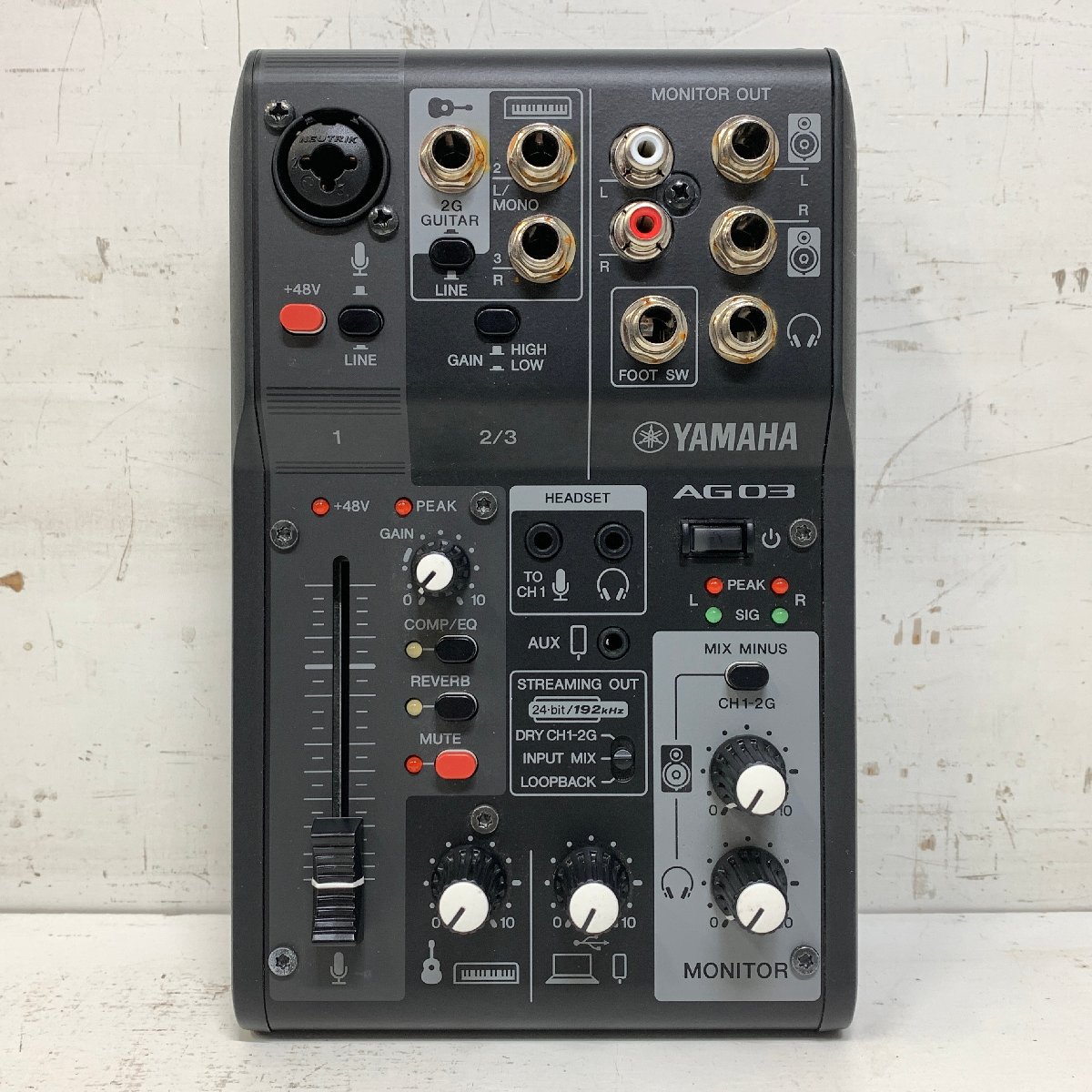 YAMAHA AG03MK2 ヤマハ ライブストリーミングミキサー