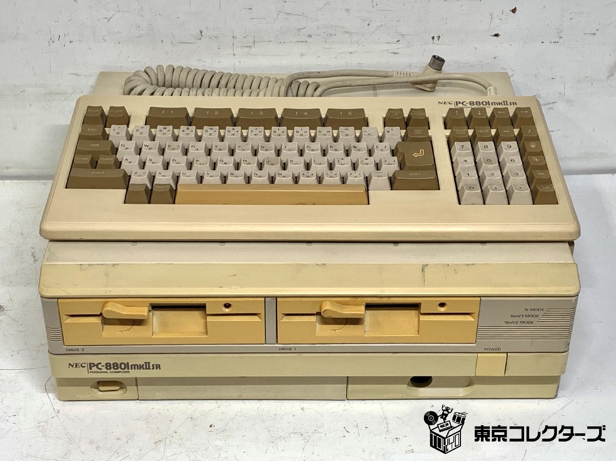 NEC PC-8801mkⅡSR 本体 キーボード付き レトロPC MADE IN JAPAN