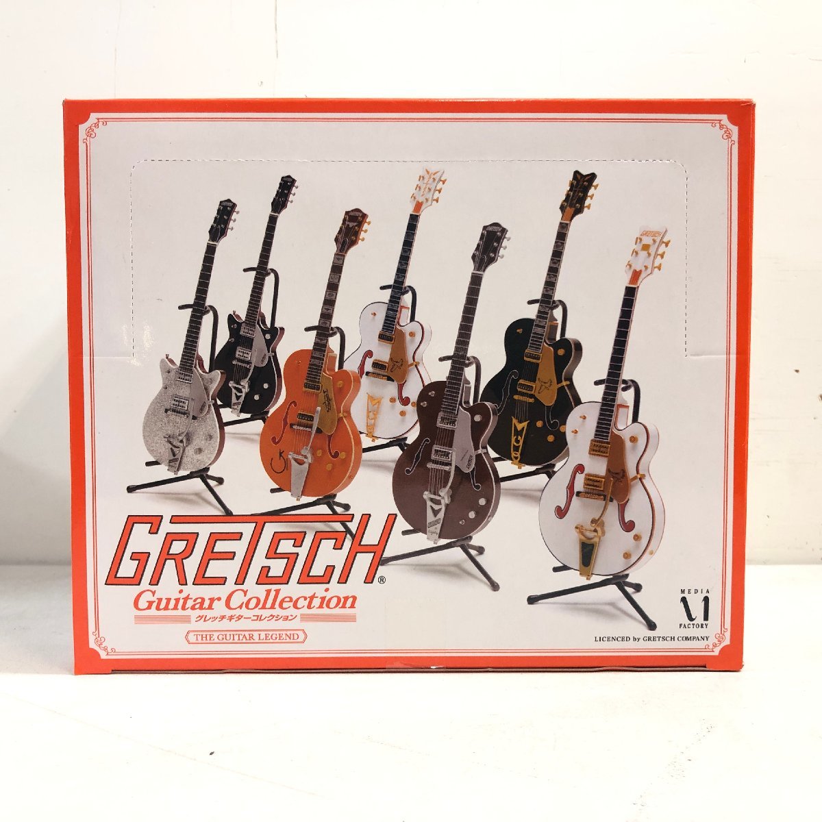 1/8 GRETSCH グレッチ・ギター・コレクション 外箱未開封 全8種 10パック入BOX メディアファクトリー