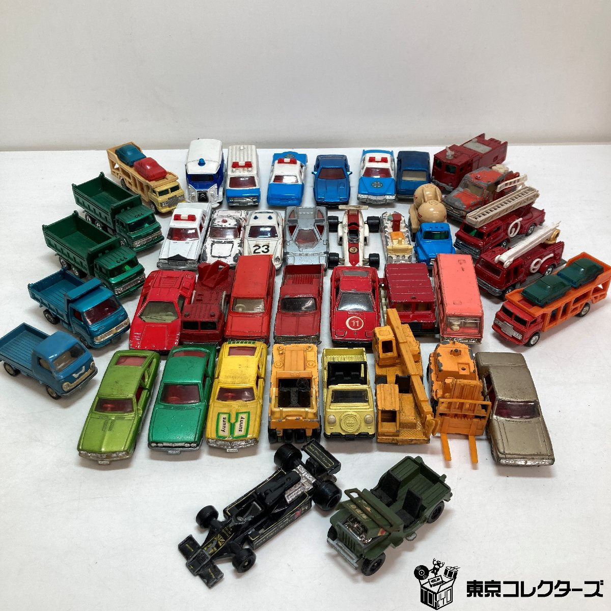 【ミニカー40台】 トミカ 日本製 消防車 パトカー トラック 他 T…