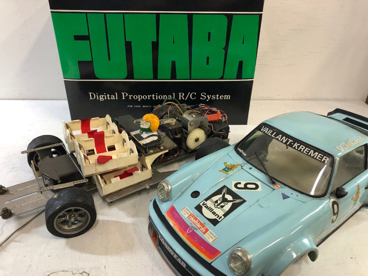 TAMIYA ラジコン ポルシェ934 RSR シャーシ FUTABA…