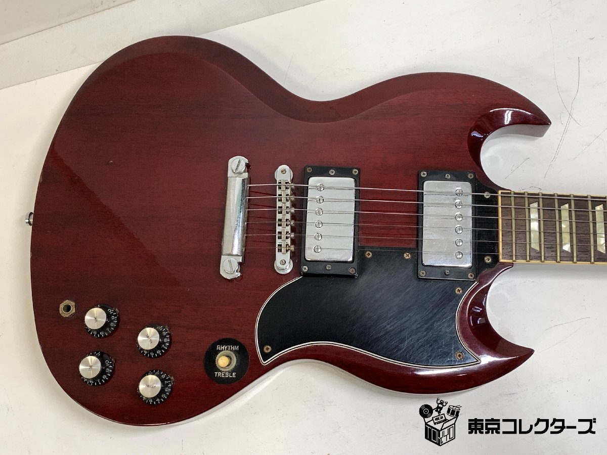 Orville SG エレキギター オービル セットネック 赤系