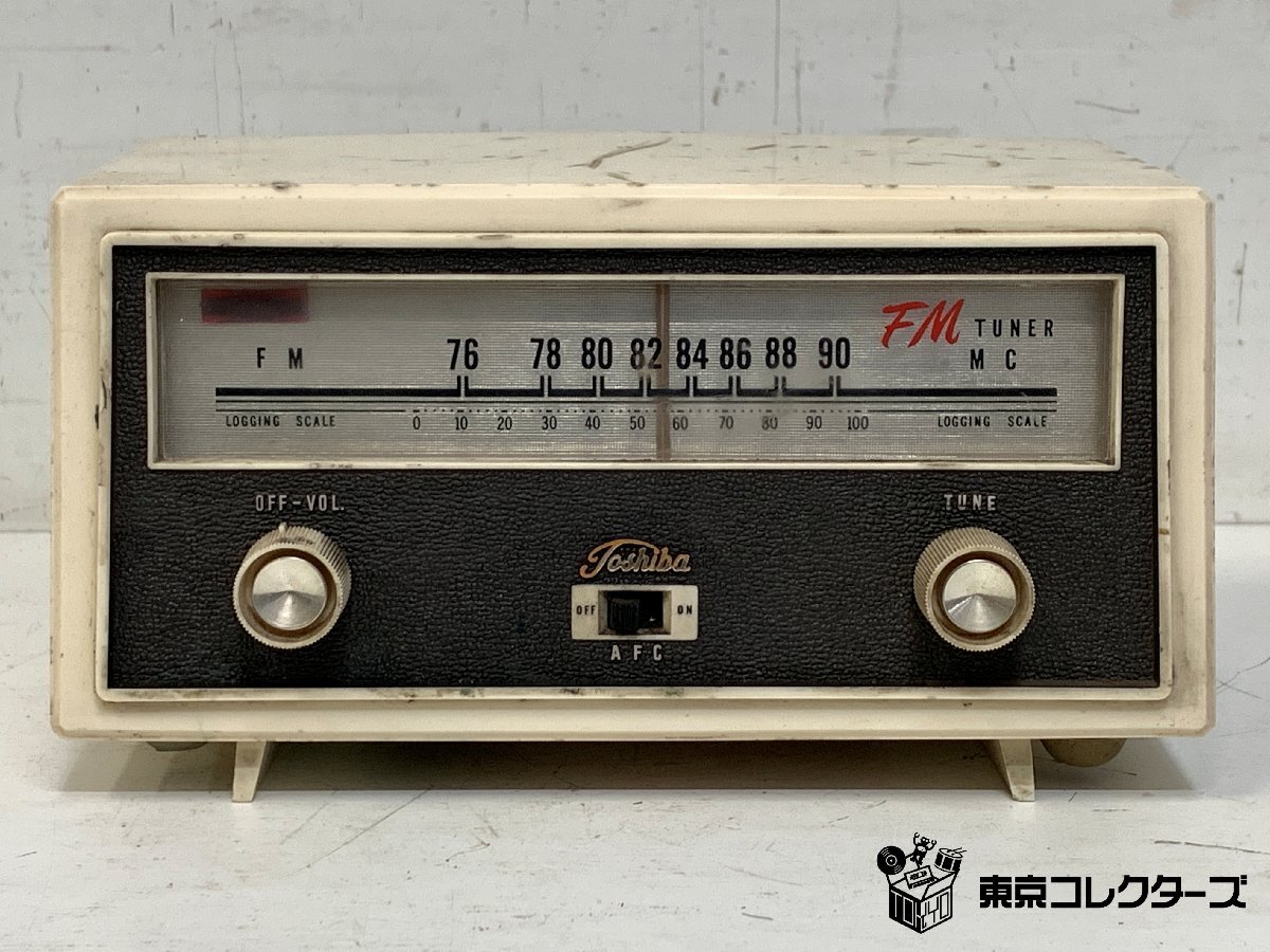 東芝 FMチューナー FMT-100 真空管ラジオ TOSHIBA