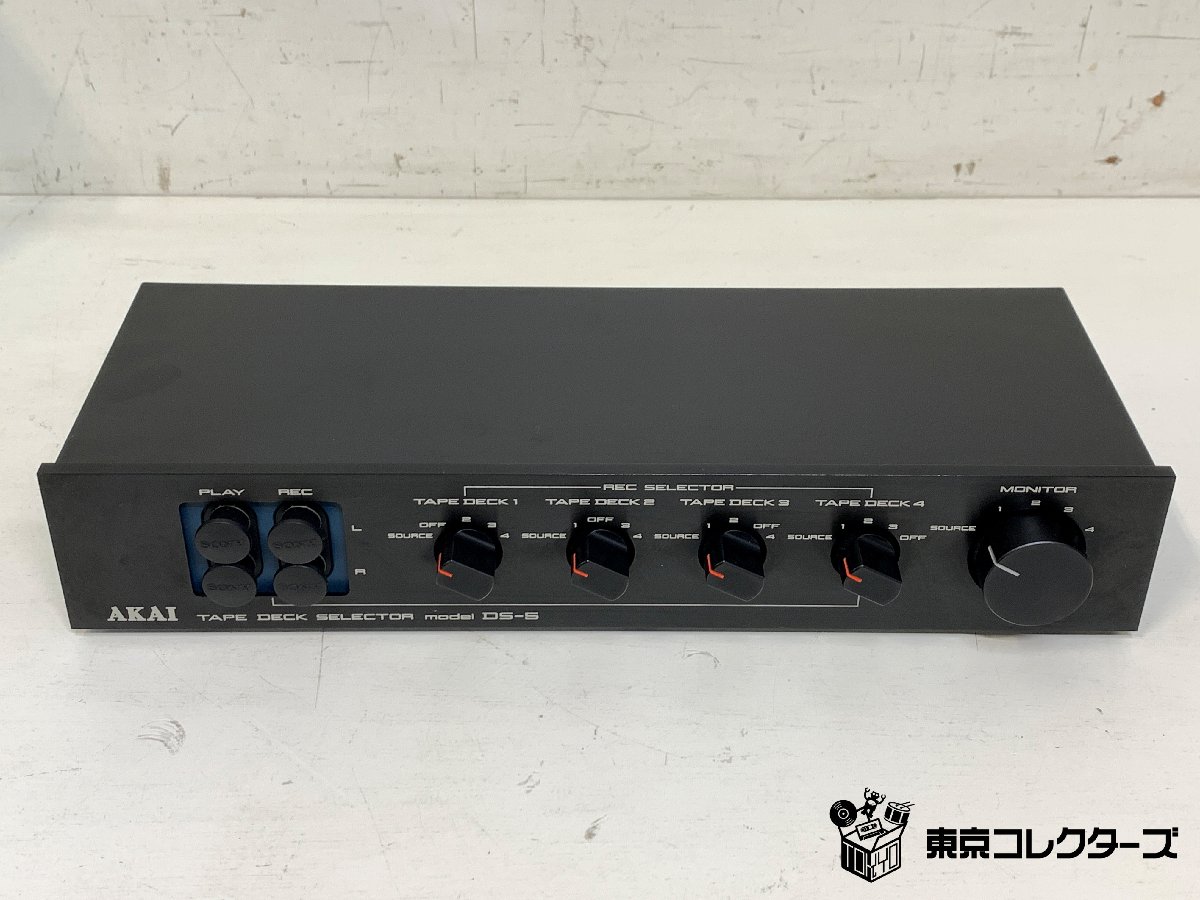 AKAI DS-5 テープデッキセレクター 黒 ブラック MADE I…