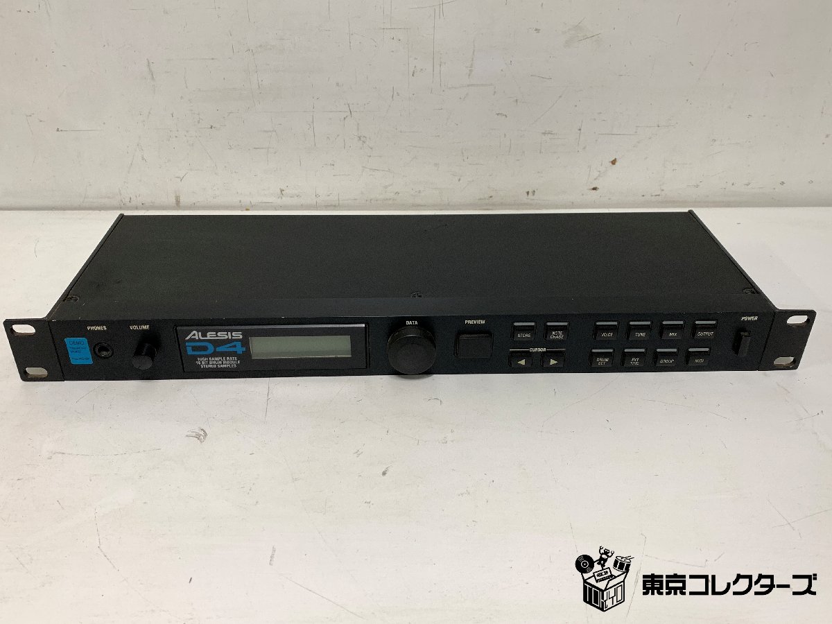 ALESIS D4 アレシス ドラム音源モジュール 1Uラックマウント