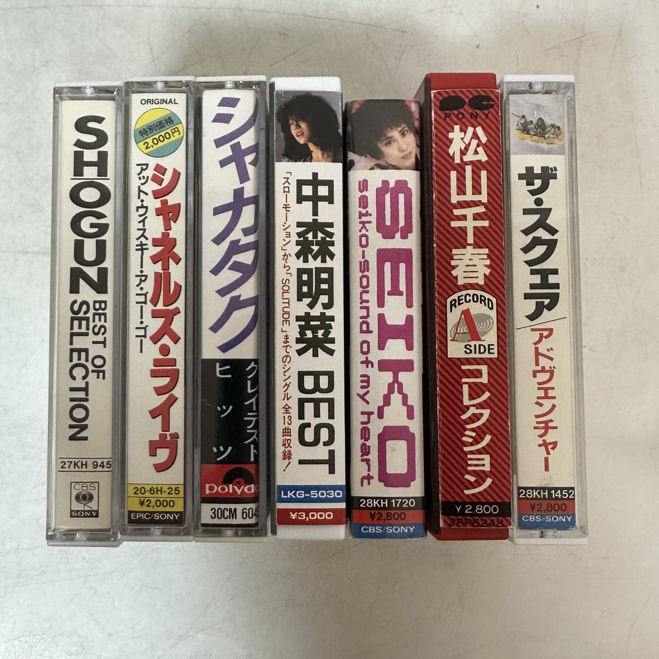 【カセットテープ買取り】ザ・スクェア 松山千春 中森明菜 松田聖子 シ…