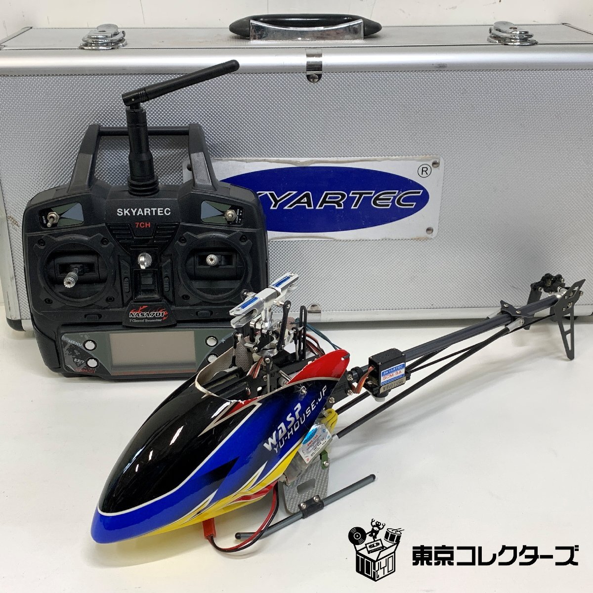 SKYARTEC WASP ラジコンヘリコプター ハードケース付き