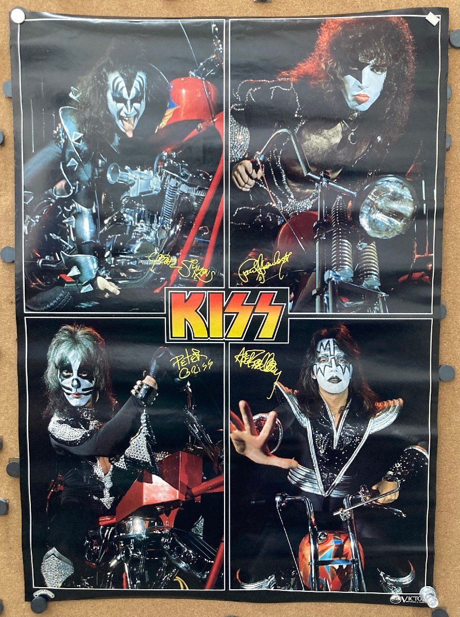 KISS キッス B2サイズポスター VICTOR＜51.3cm×72…