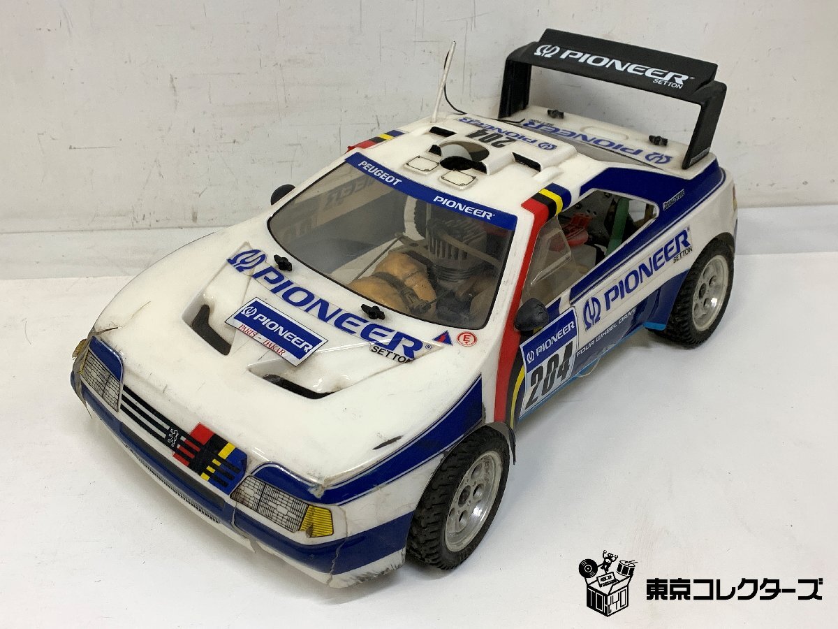 京商 1/10 プジョー405 KYOSHO エンジンRC 4WDラリ…