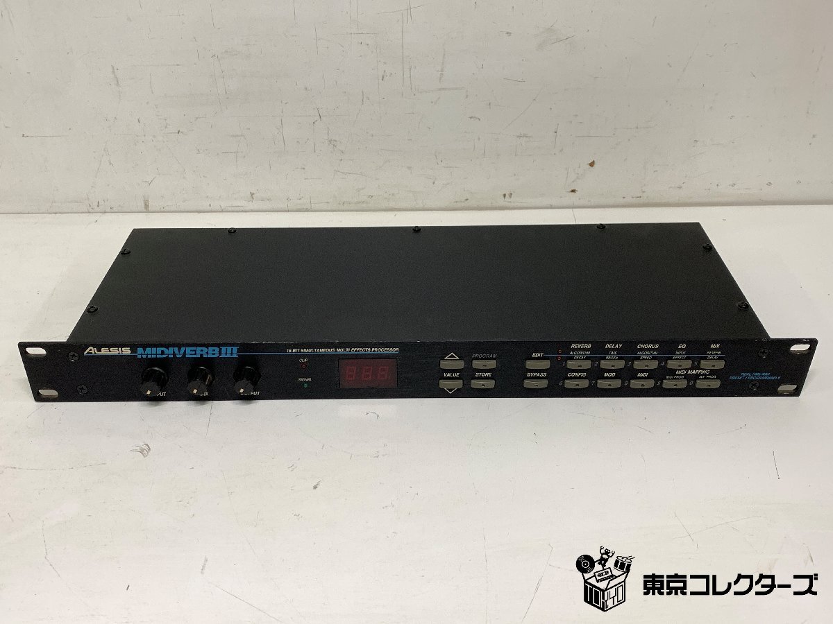 ALESIS MIDIVERBⅢ アレシス マルチエフェクター 1Uラ…