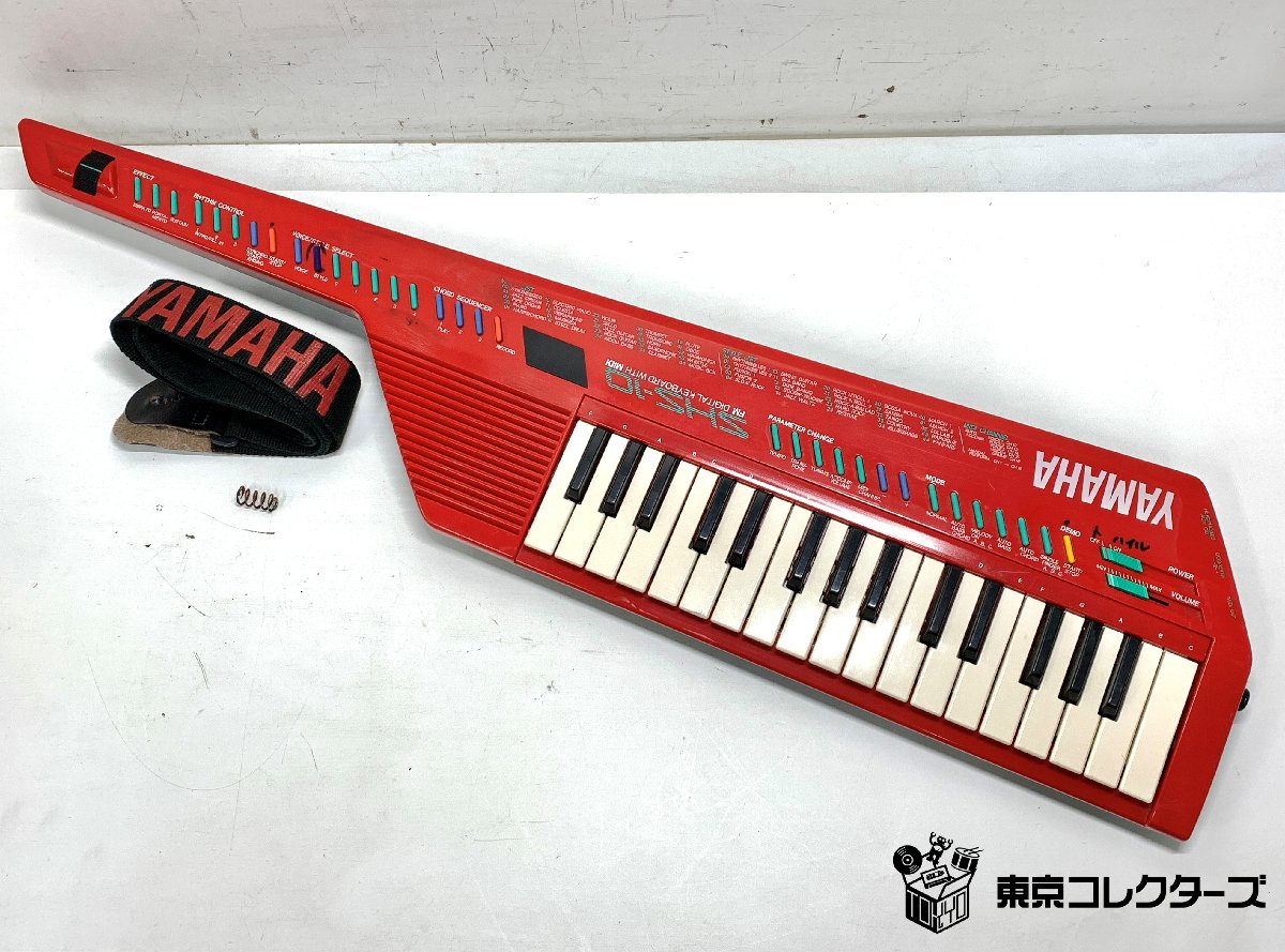 YAMAHA SHS-10R ヤマハ ショルダーキーボード 赤 レッド…