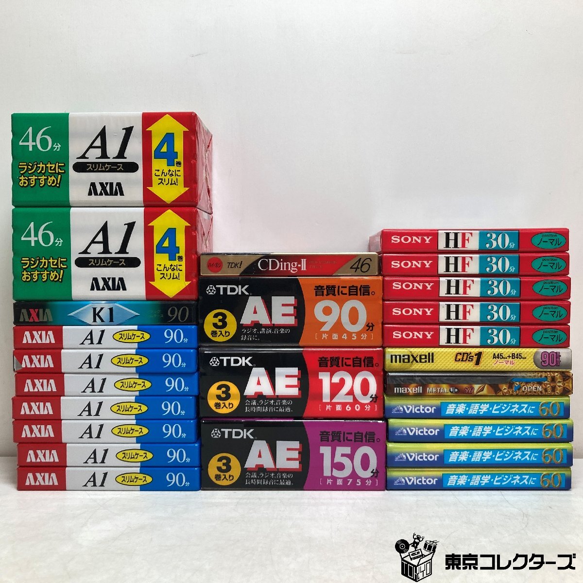 出張買取【未開封まとめて37本】カセットテープ ノーマル 30 46 …