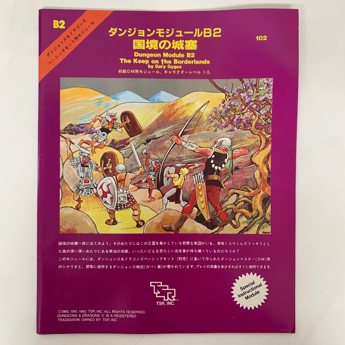 買取 ダンジョンズ&ドラゴンズ ダンジョンモジュール B2 国境の城塞…