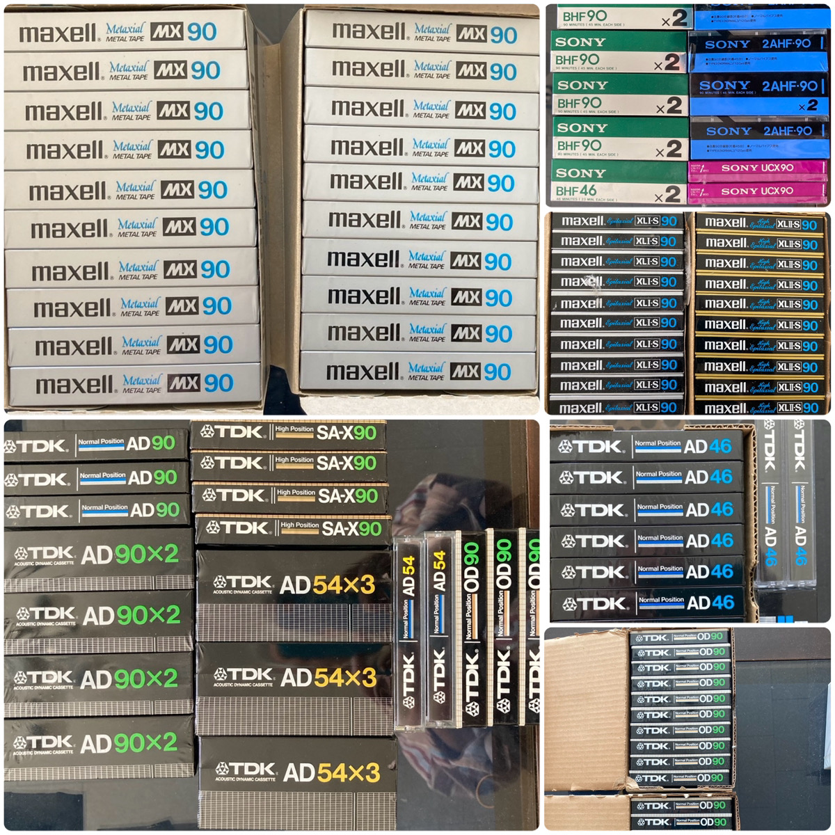 【出張買取】未開封 録音テープ maxell TDK SONY ノーマ…