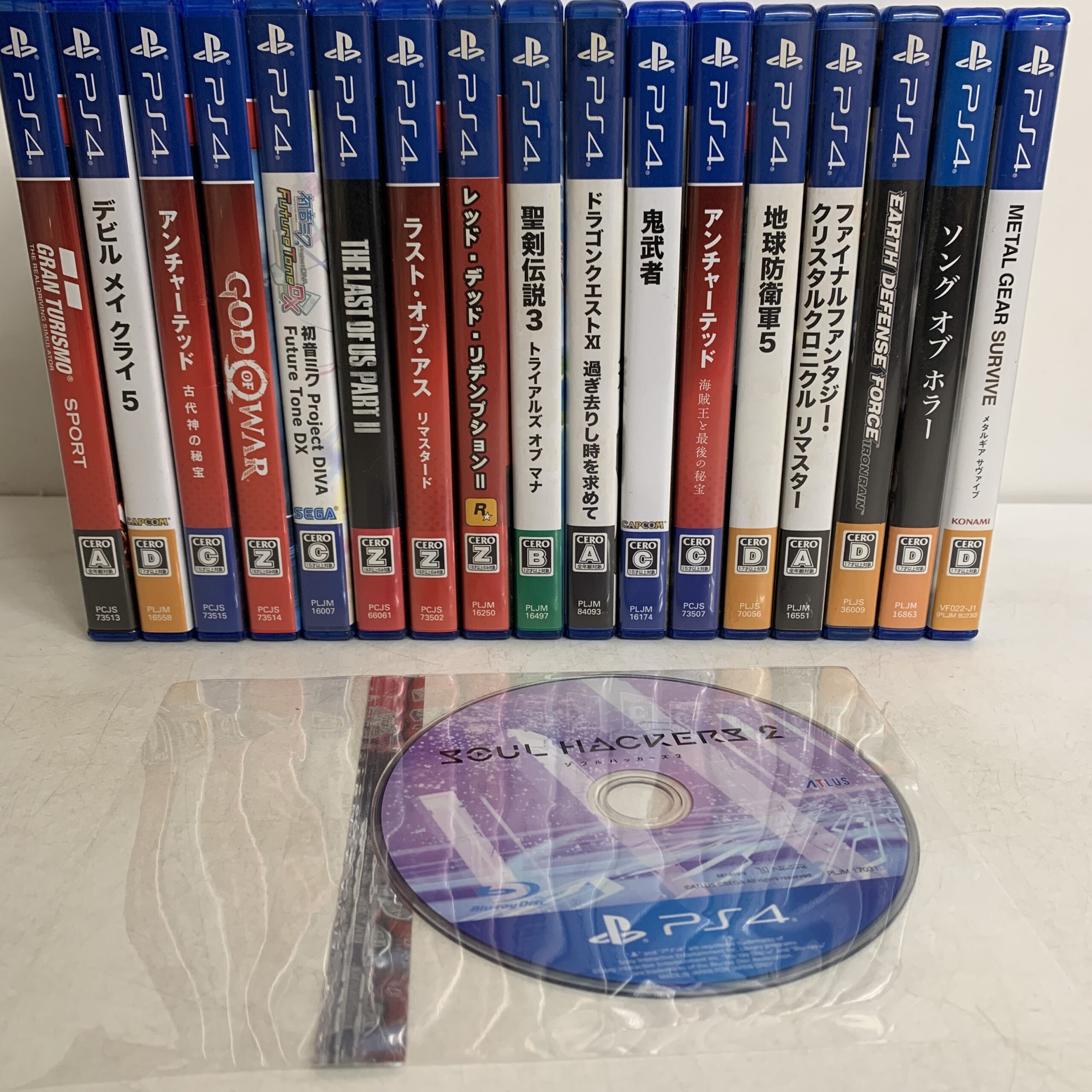 【まとめて18点】PS4 ソフト アンチャーテッド ラスアス ドラクエ…