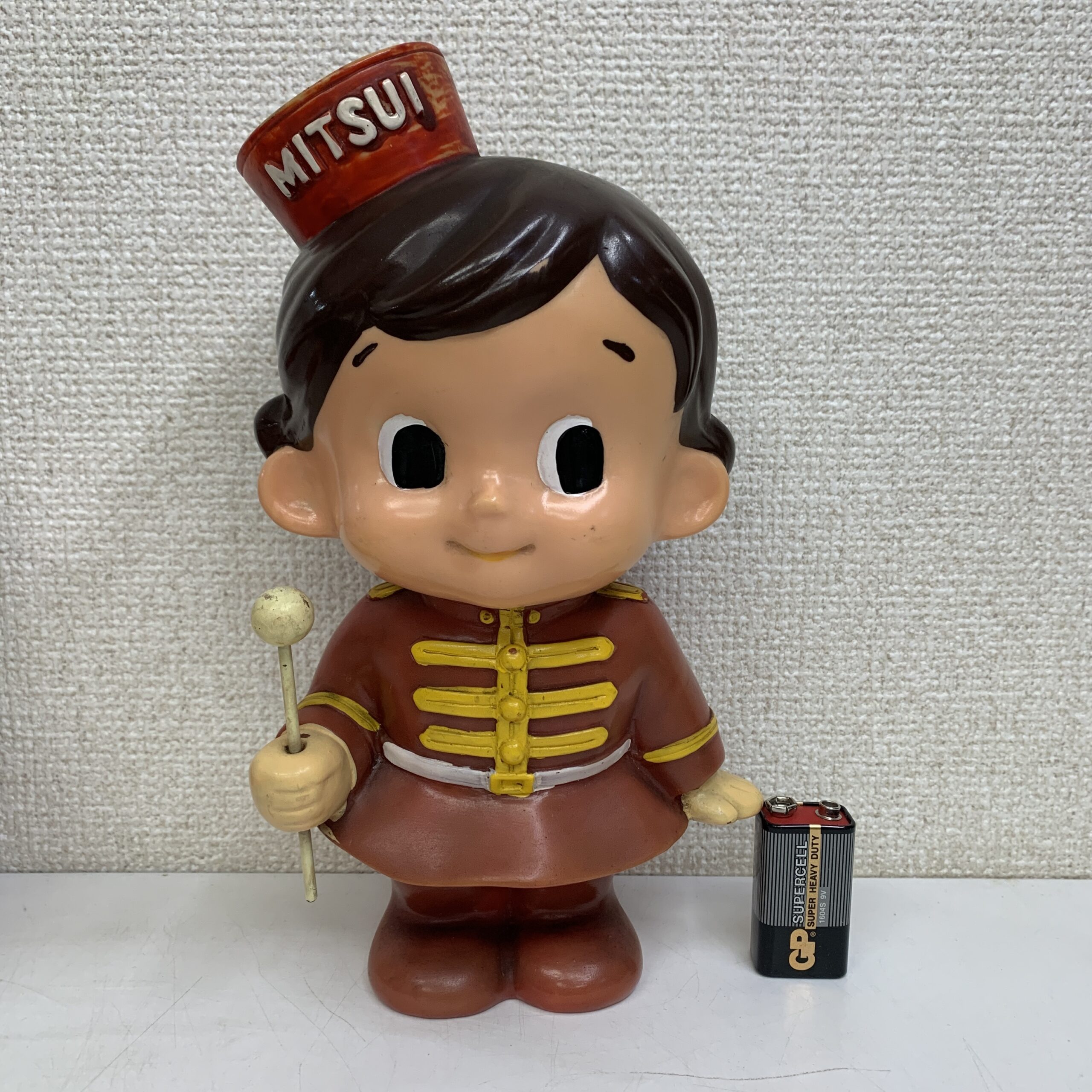 【ソフビ貯金箱】三井銀行 バトンちゃん 高さ約24cm フィギュア 企…