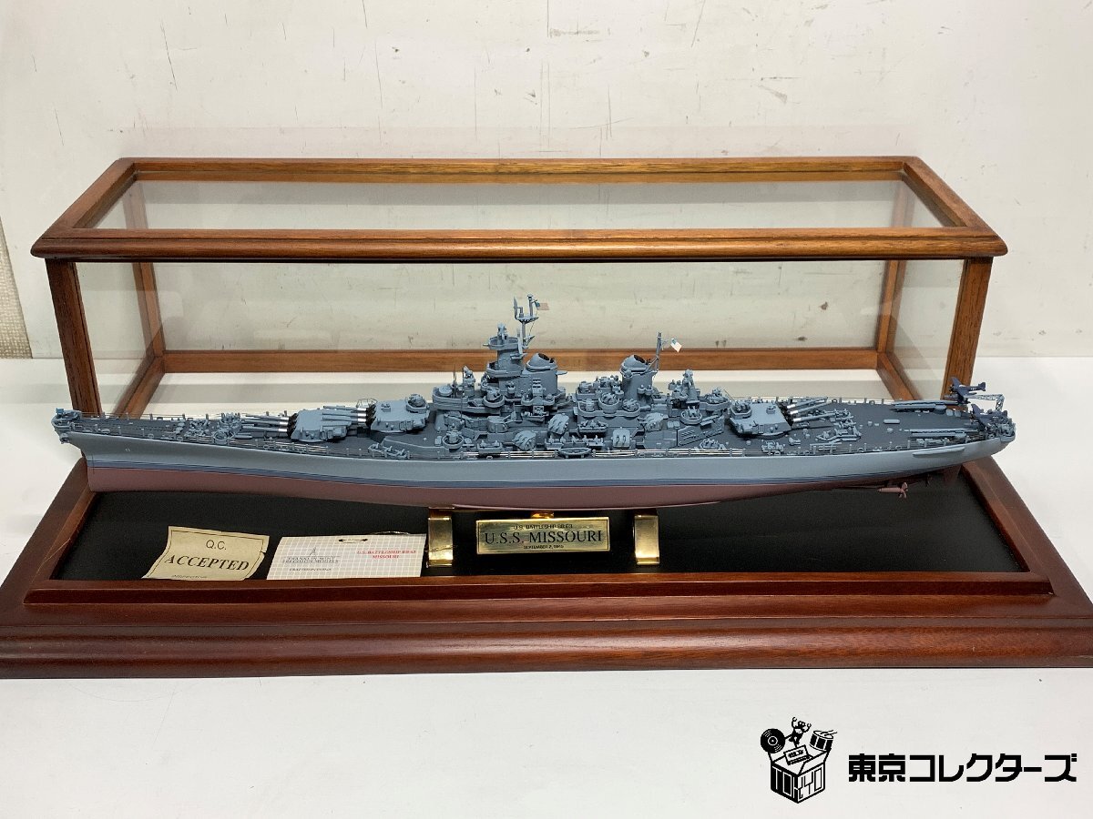 フランクリン・ミント アメリカ海軍 戦艦ミズーリ BB-63 1/55…