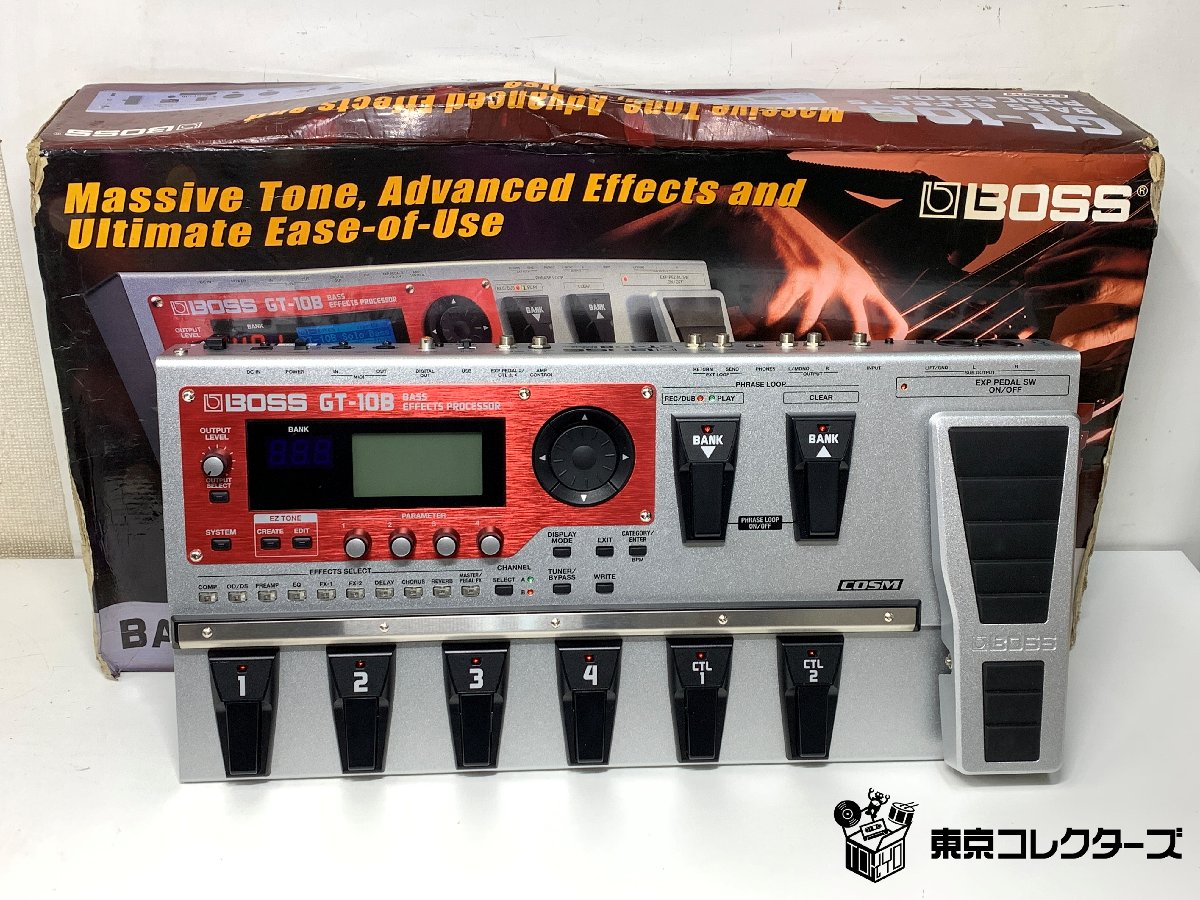 BOSS GT-10B 元箱付き ボス ベース用マルチエフェクター