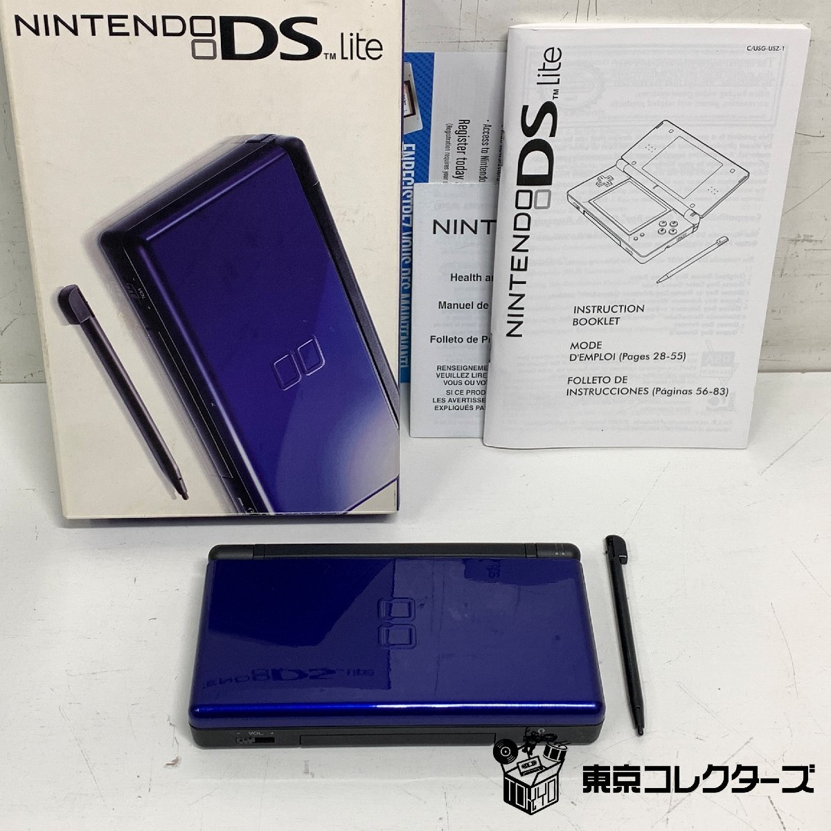 ニンテンドー DS Lite USG-001 海外モデル 元箱・取説付…