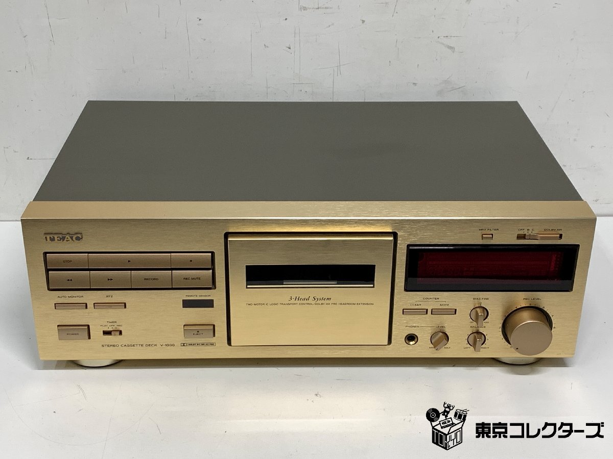 TEAC V-1030 ティアック カセットデッキ ゴールド