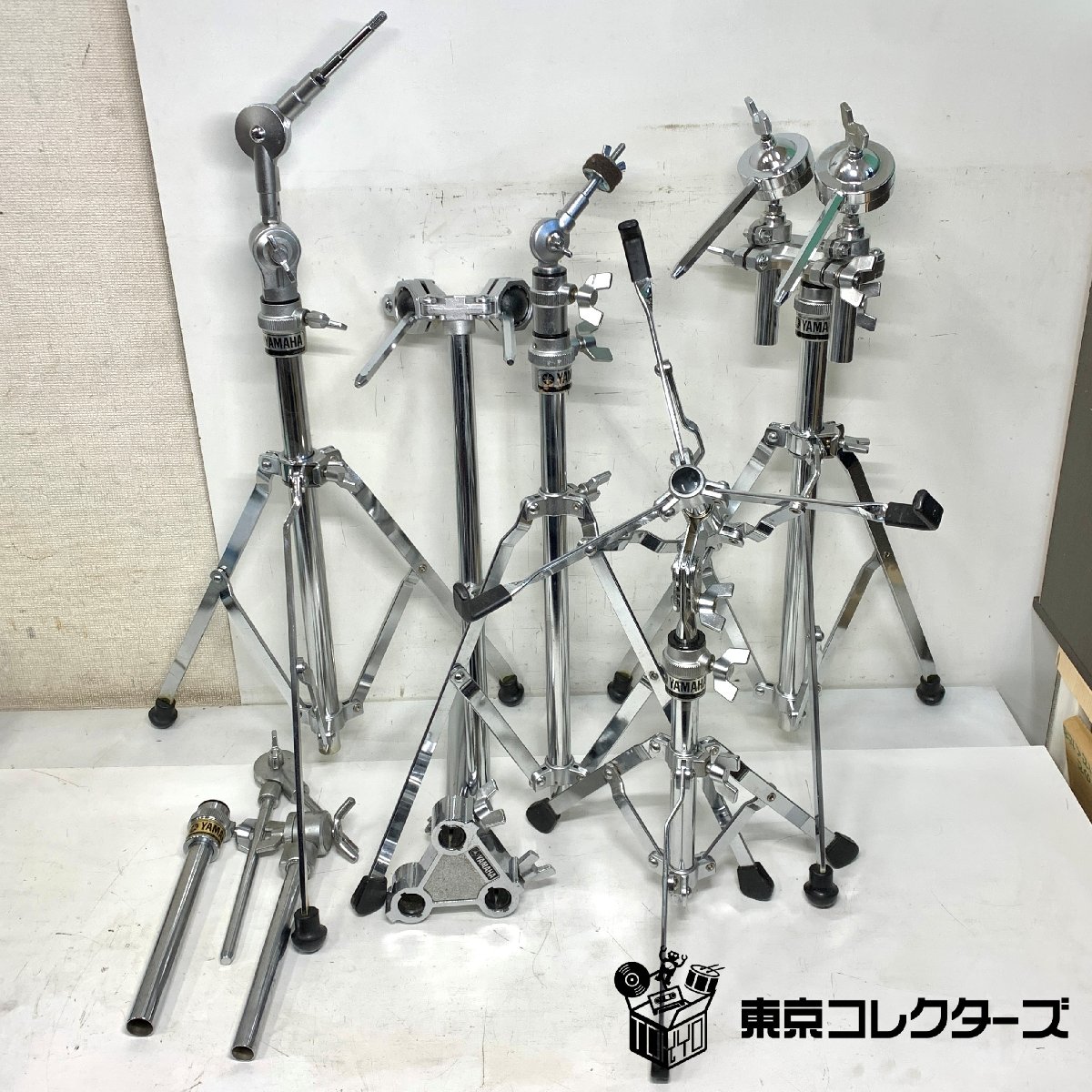 YAMAHA ドラムハードウェア まとめて スネアスタンド シンバルス…