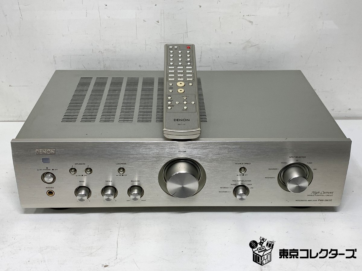 DENON PMA-390SE リモコン付き デノン プリメインアンプ…