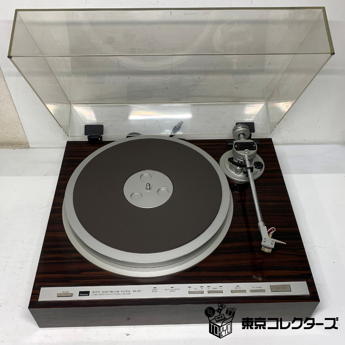 SANSUI XR-Q7 audio-technica AT32EⅡ付…