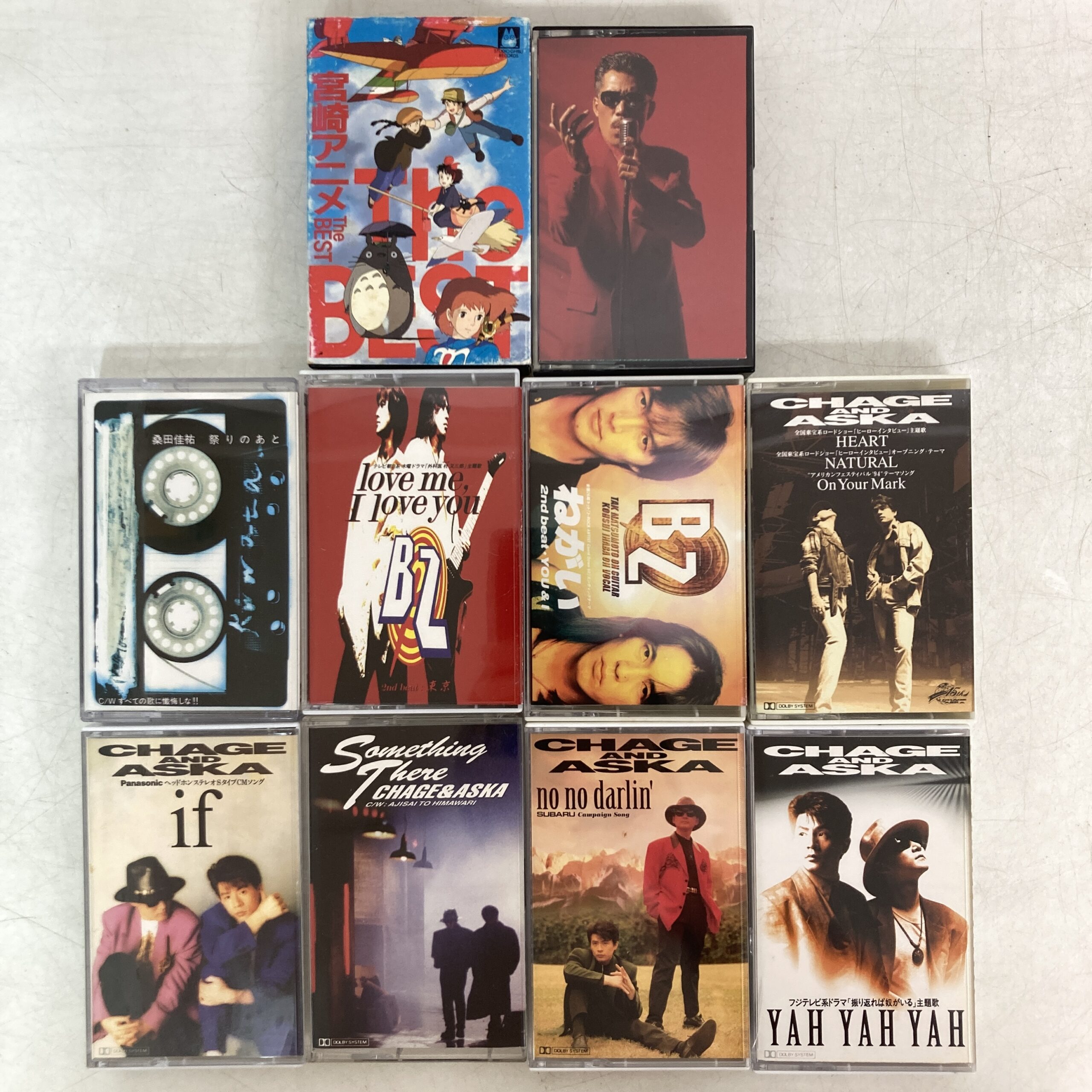 【店頭買取】カセットテープ 桑田佳祐 Bz チャゲ＆アスカ 鈴木雅之 …