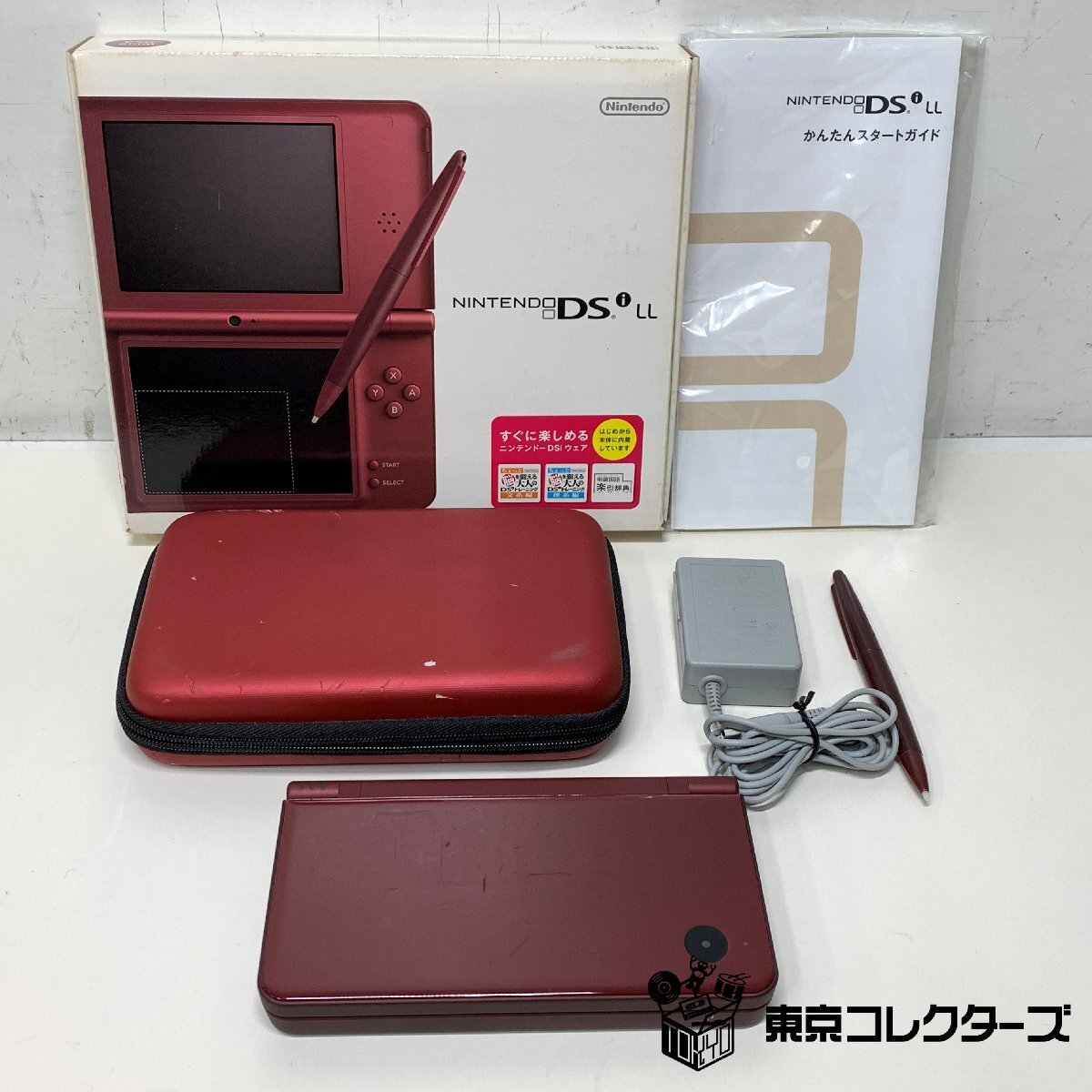 ニンテンドーDSi LL 本体 UTL-001 ワインレッド 元箱・取…