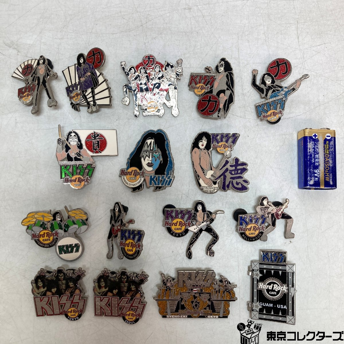 【出張買取】まとめて12点 ハードロックカフェ キッス ピンズ ピンバ…