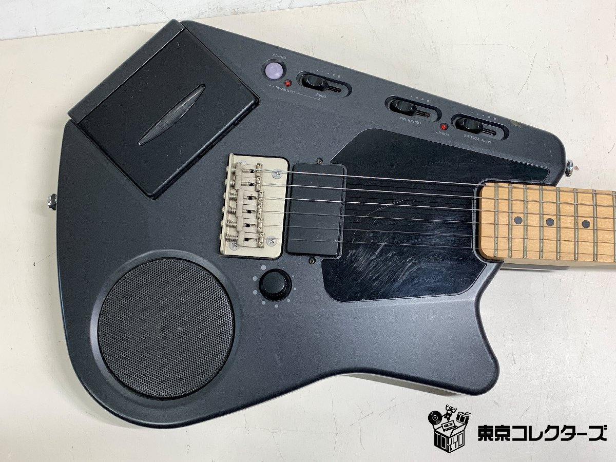 CASIO EG-5 カシオ カセットプレーヤー搭載エレキギター ブラ…