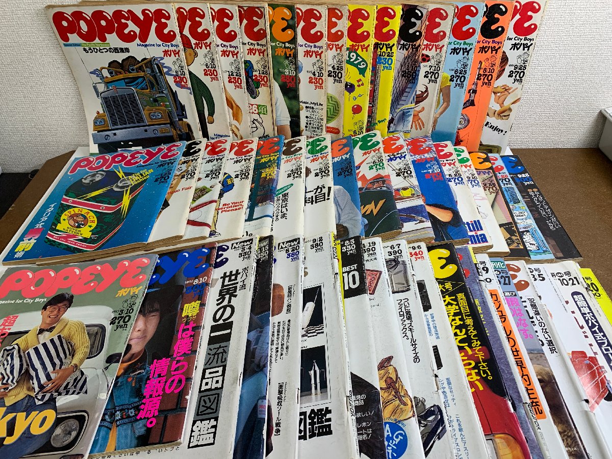 【まとめて48冊】雑誌 POPEYE ポパイ 1978年5月10日号～…