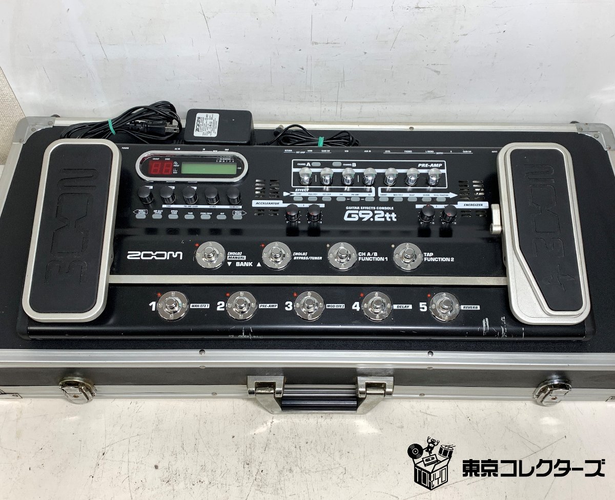 ZOOM G9.2tt ズーム ギターマルチエフェクター ACアダプタ…