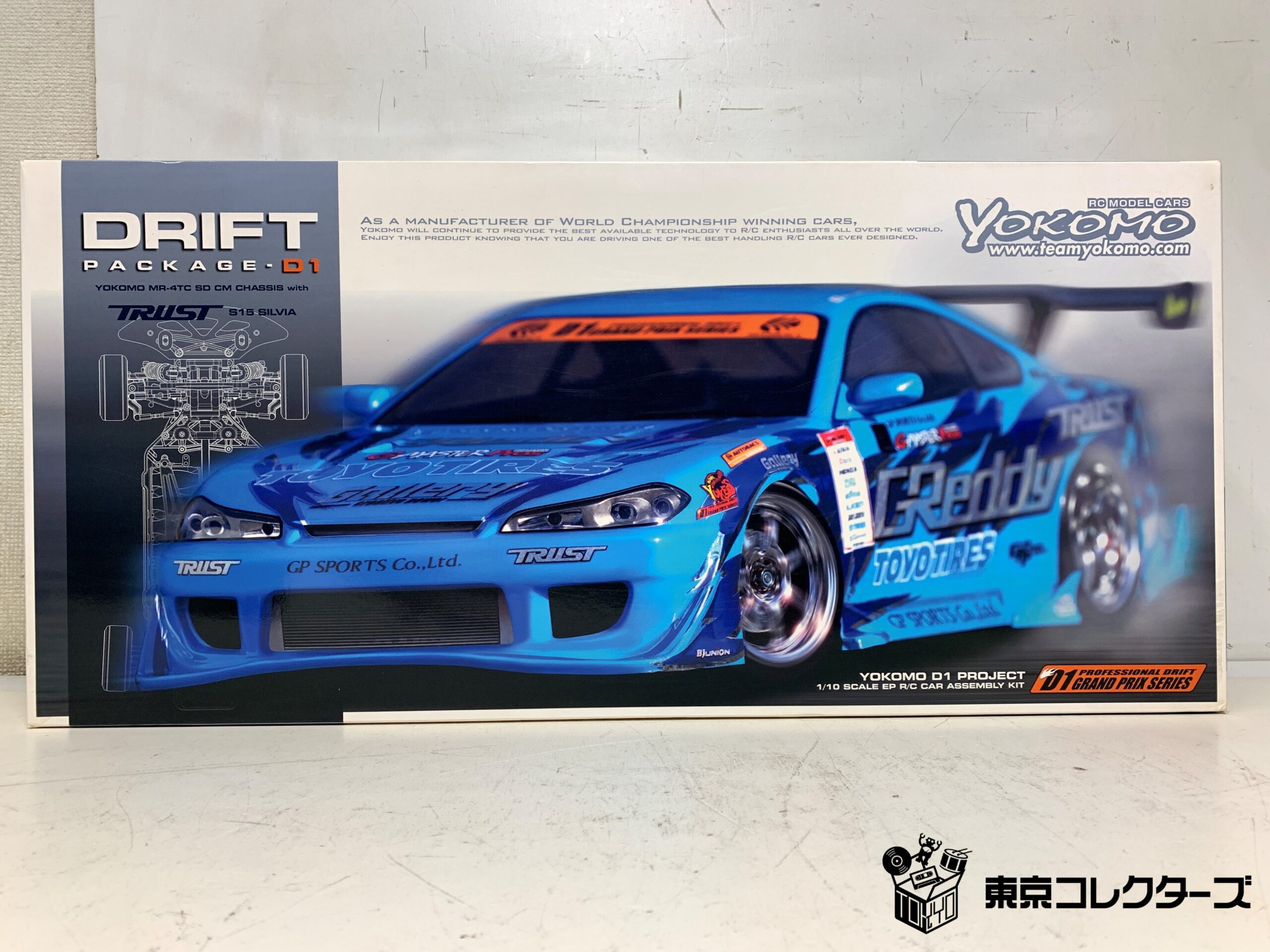 YOKOMO ドリフトパッケージ D1 TRUST S15 シルビア MR-4TC SD CM シャーシ 電動ラジコンカー