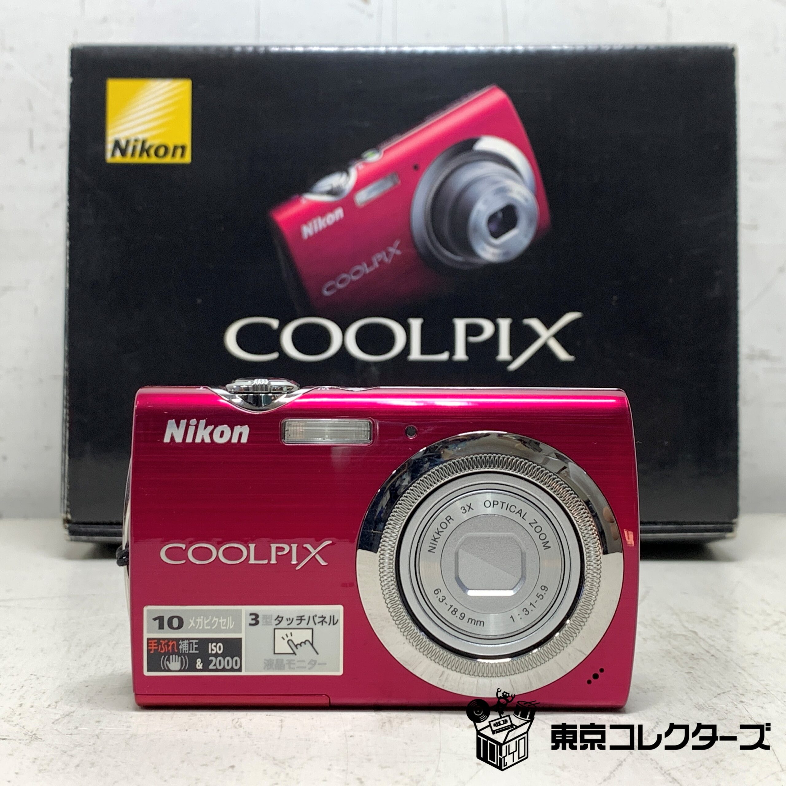 Nikon COOLPIX S230 元箱付き ニコン コンパクトデジタルカメラ ローズレッド